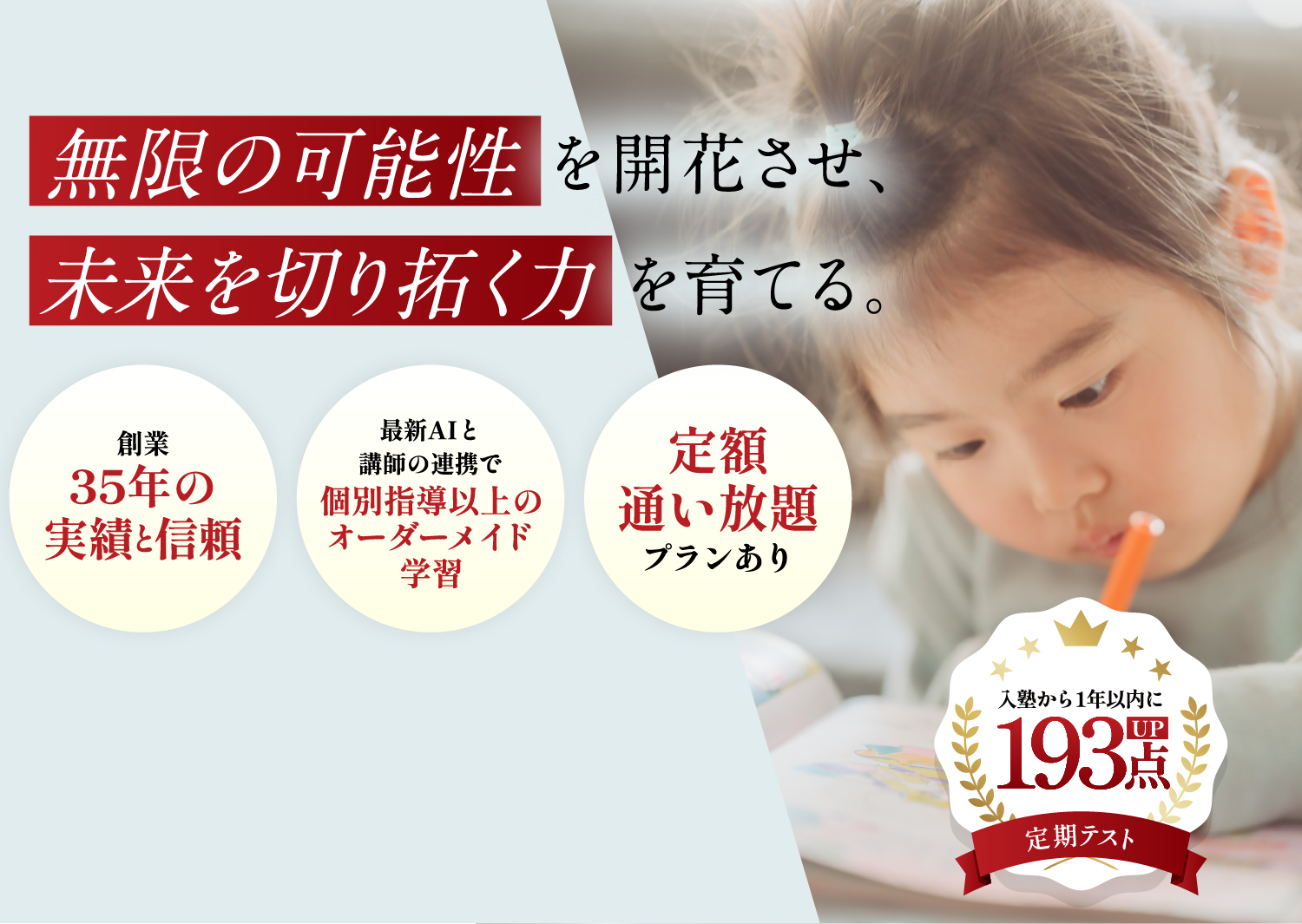 無限の可能性を開花させ、未来を切り拓く力を育てる