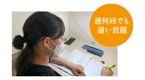 週何回でも通い放題